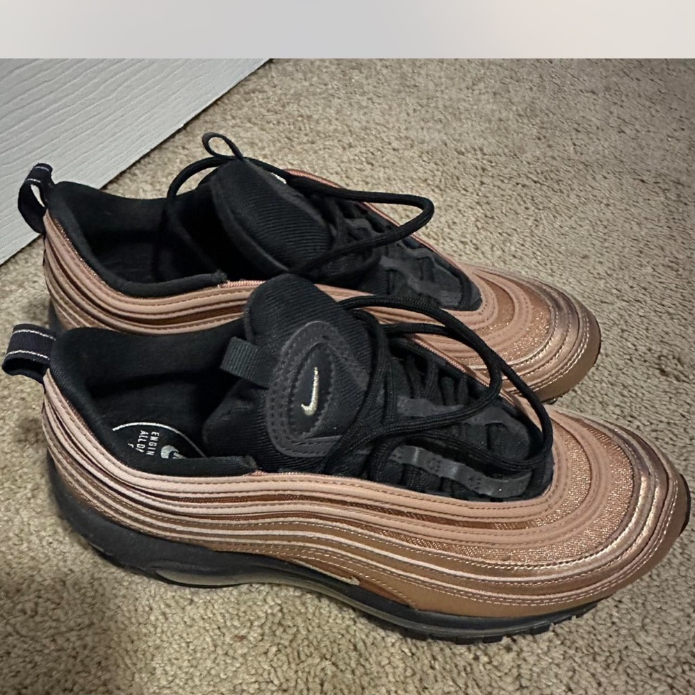 Nike Air Max 97 Black and Bronze Sneakers
